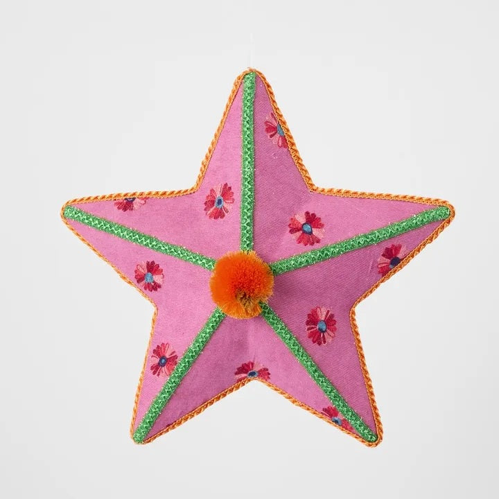 CARNIVALE PEONY HANGING STAR: PINK