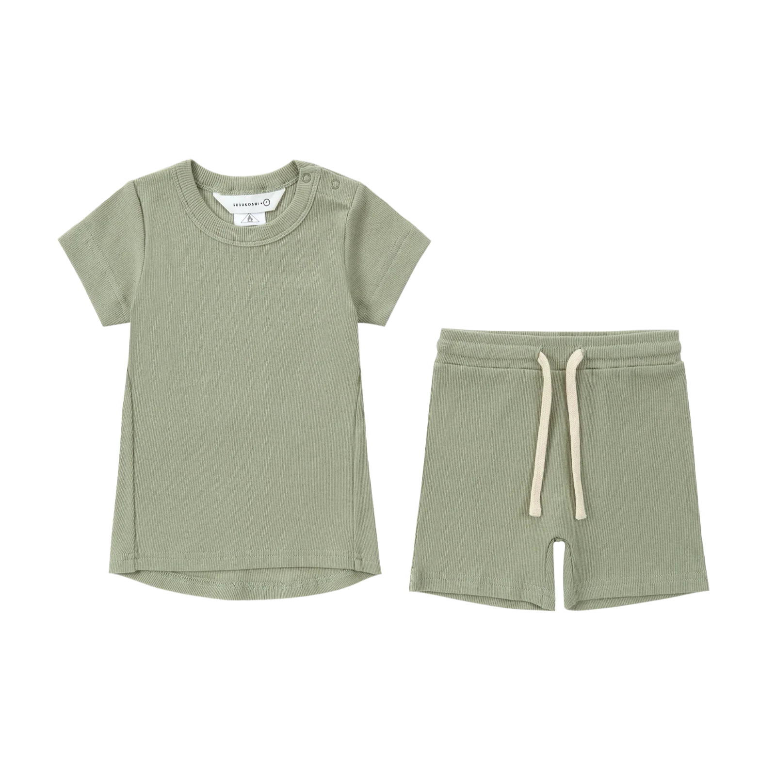 SUSUKOSHI S/S PJ'S: SAGE