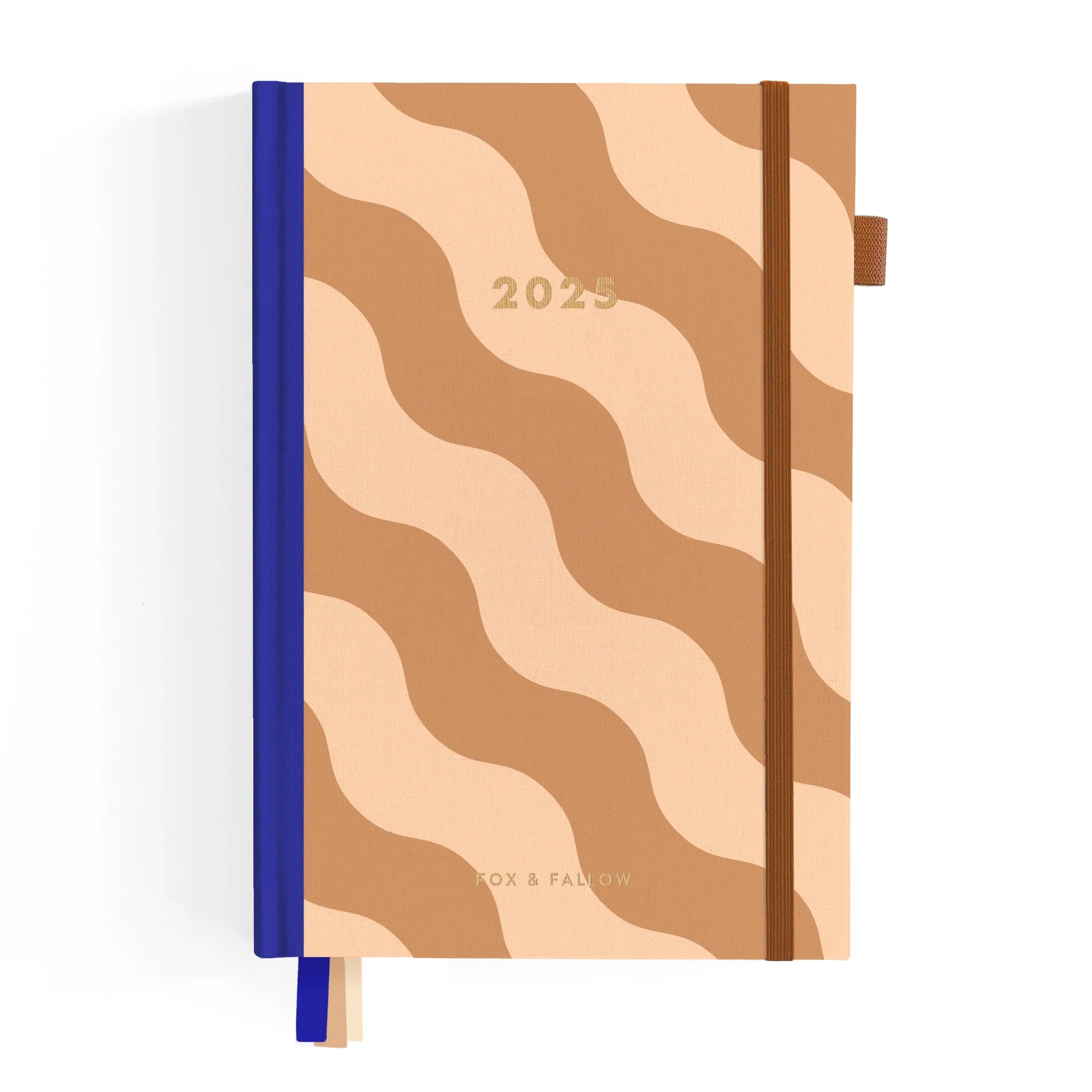 FOX & FALLOW 2025 ACADEMIC A5 PLANNER: MOCHA SWIRL