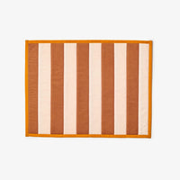 BONNIE AND NEIL STRIPE PLACEMAT: BROWN