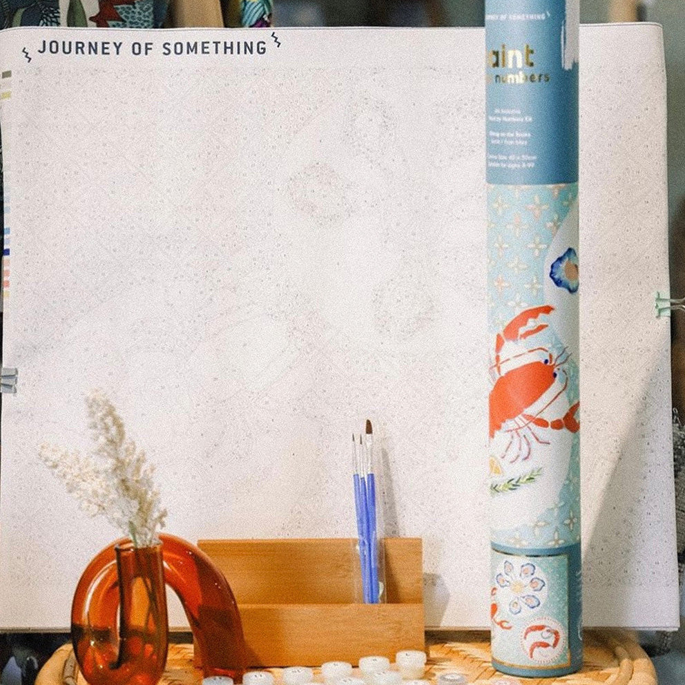 JOURNEY OF SOMETHING PAINT BY NUMBERS: DINING ON THE ROCKS