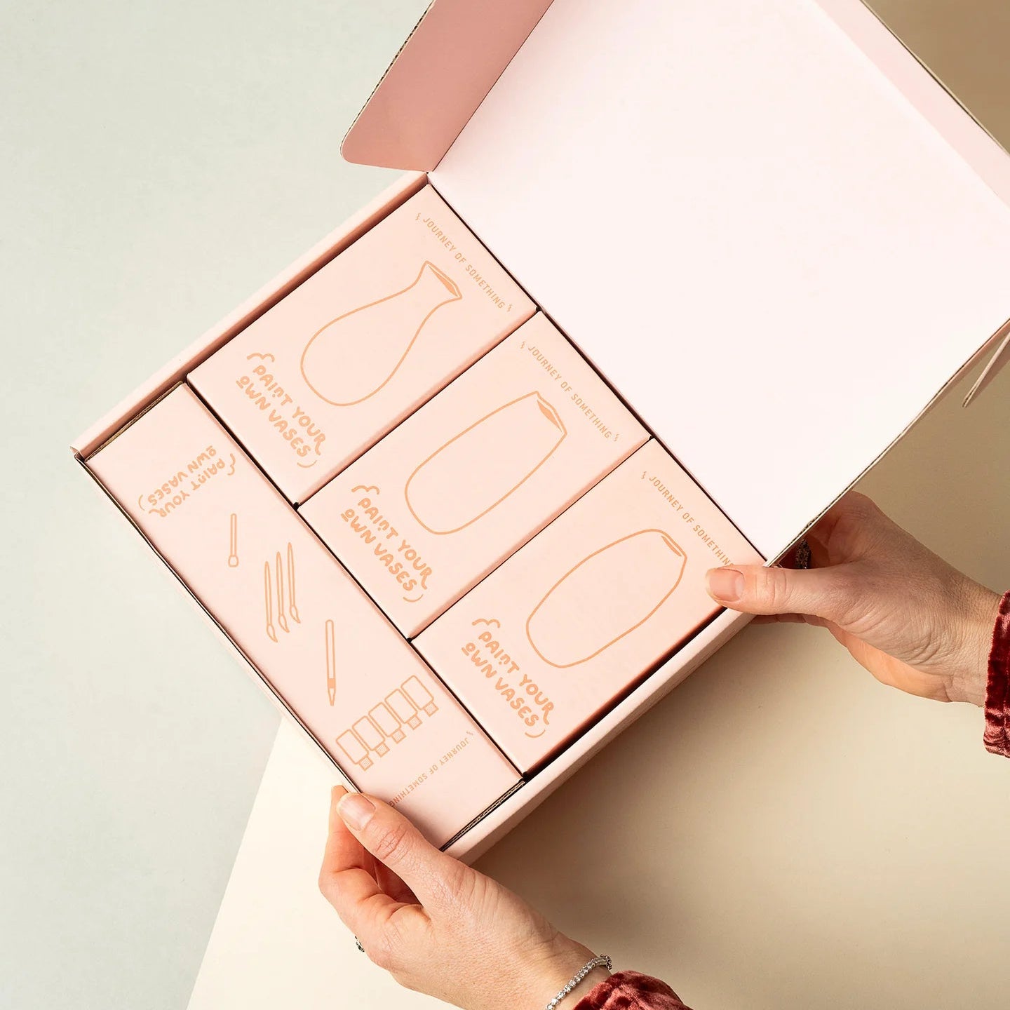 JOURNEY OF SOMETHING PAINT YOUR OWN VASES