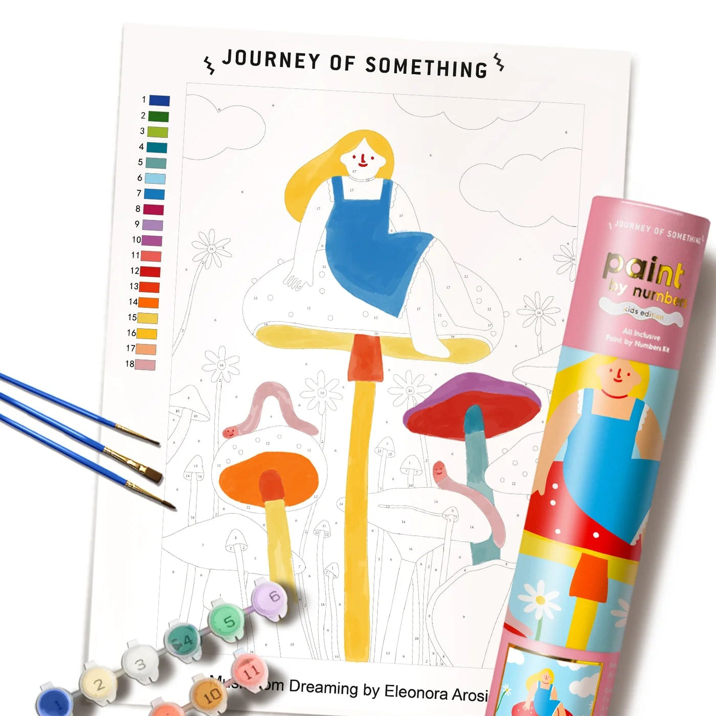 JOURNEY OF SOMETHING PAINT BY NUMBERS MUSHROOM DREAMING