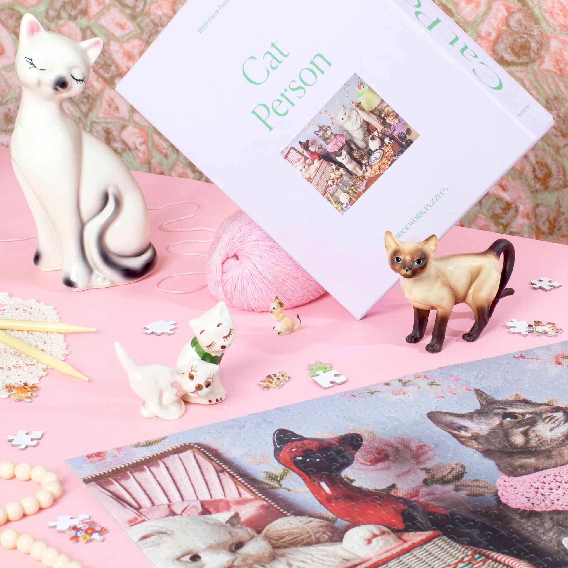 PIECEWORK PUZZLE CAT PERSON 1000 PIECE PUZZLE