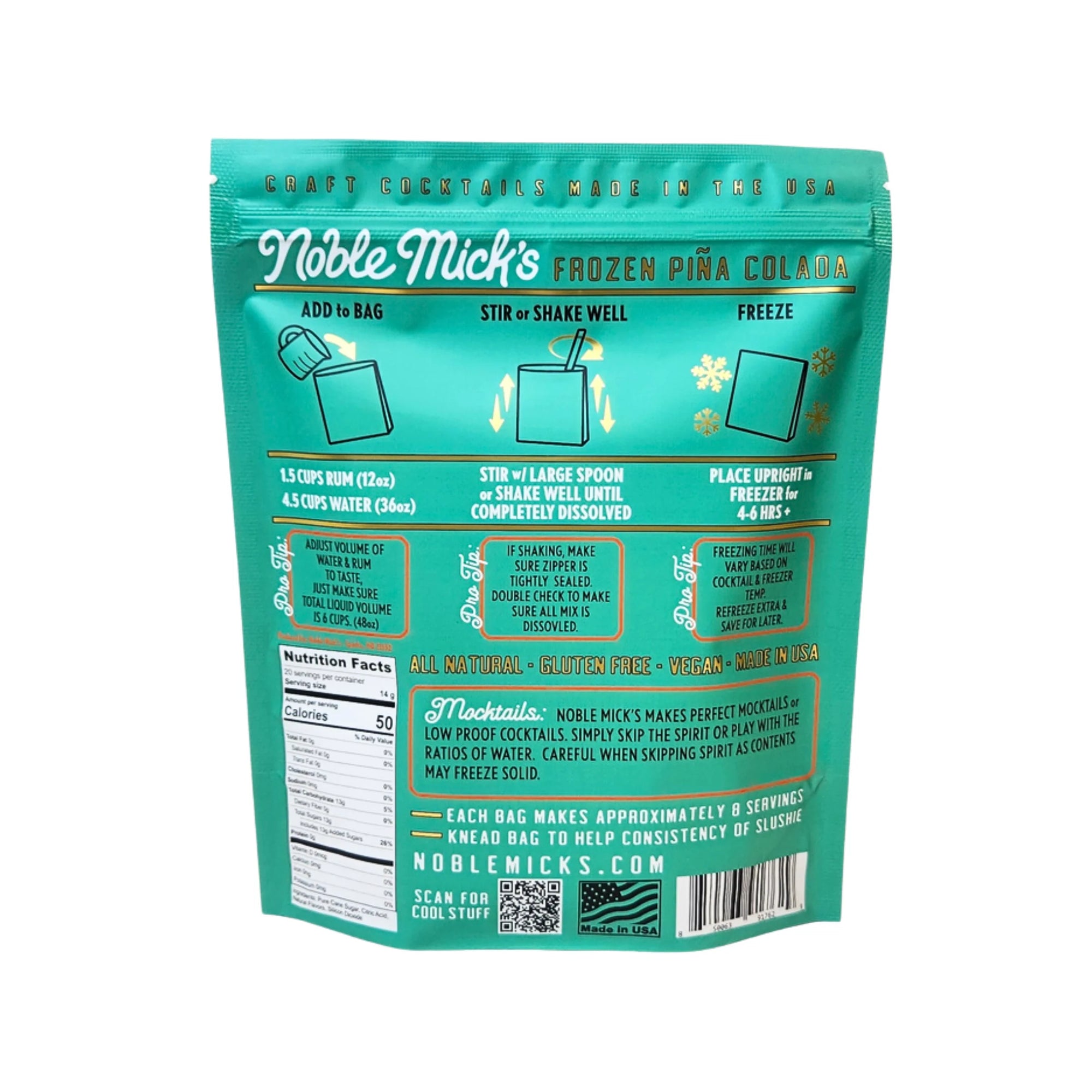 NOBLE MICKS FROZEN PINA COLADA