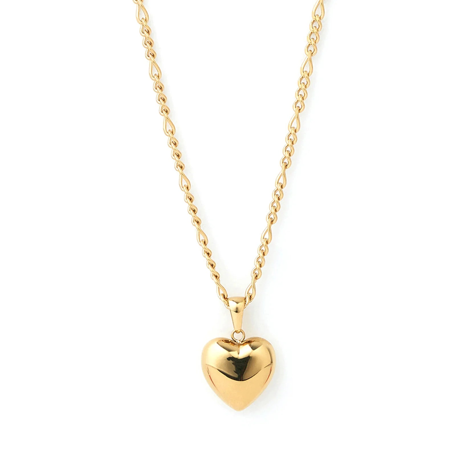 ARMS OF EVE ROSE HEART NECKLACE: GOLD