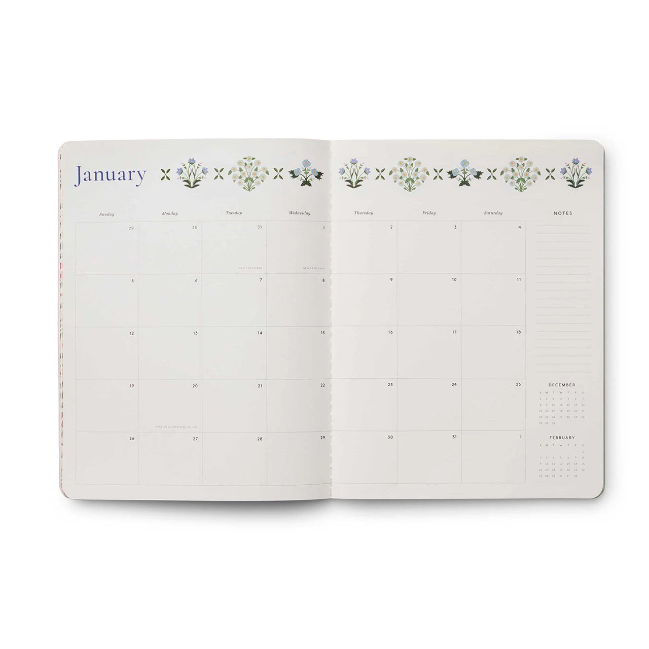 RIFLE PAPER CO 2025 MONTHLY PLANNER: ROSES