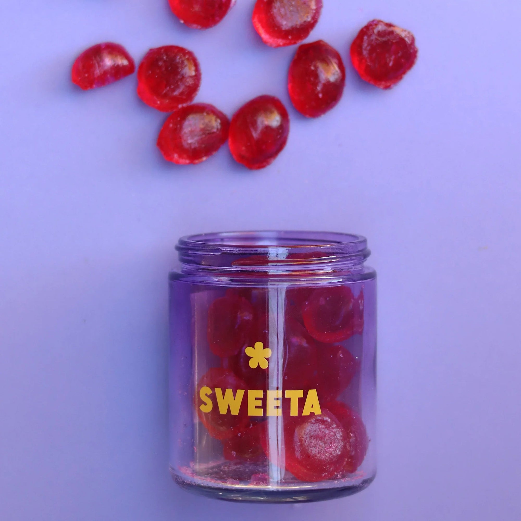 SWEETA BOILED SWEETS 180G: RASPBERRY DROPS