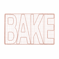 BAKE METAL COOLING RACK: PINK