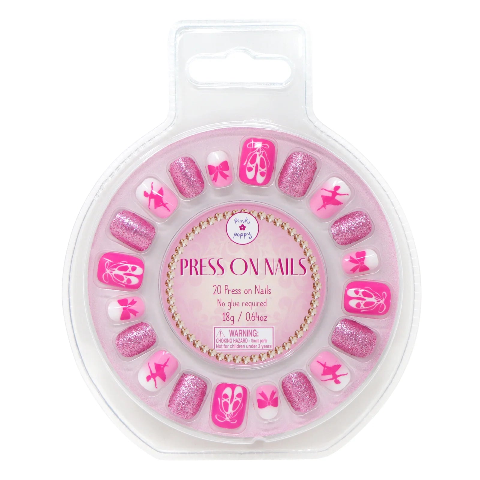 ROMANTIC BALLET PRESS ON NAIL SET