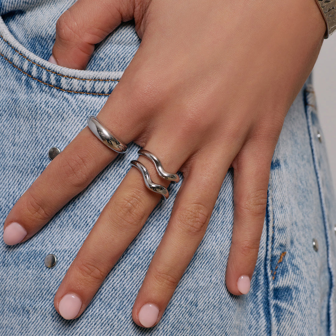 ARMS OF EVE SIMI SILVER RING