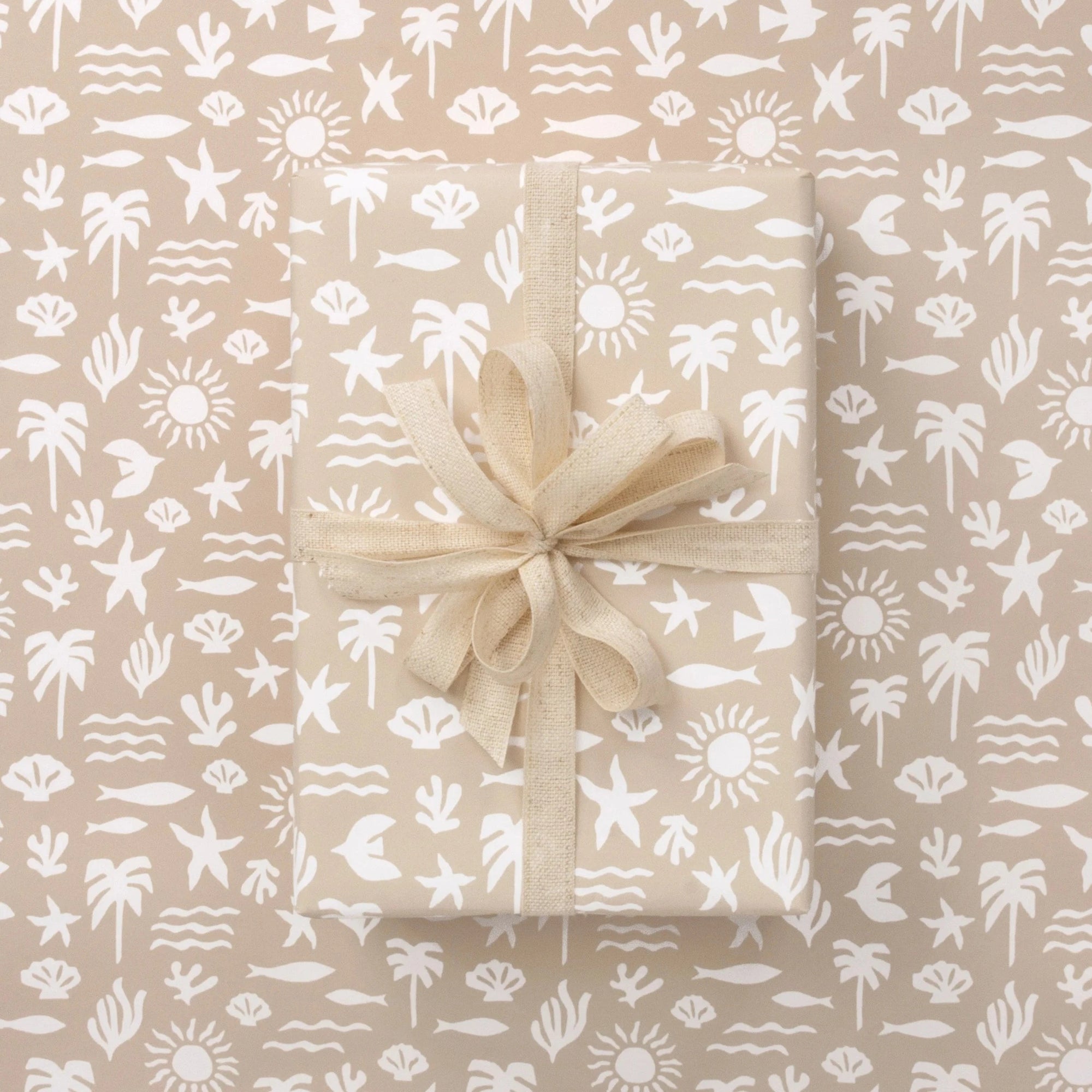 SAND TO SEA WRAPPING PAPER: SAND