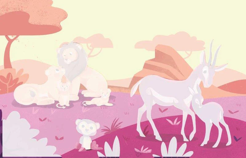 SASSI REUSABLE PAINT BRUSH BOOK: THE SAVANNAH