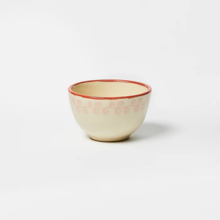 BONNIE AND NEIL SMALL BOWL: HIBISCUS RED