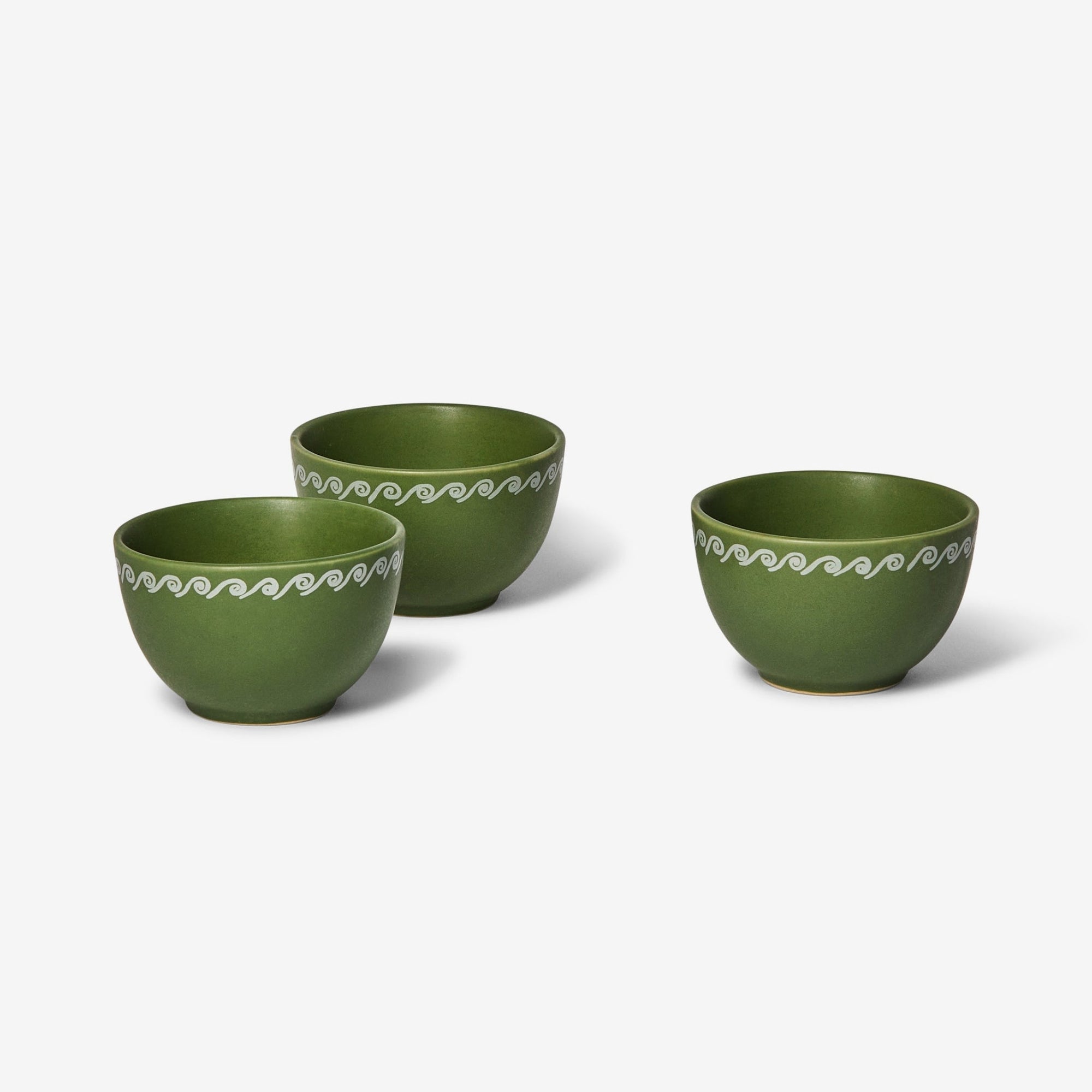 BONNIE AND NEIL VINES GREEN SMALL BOWL