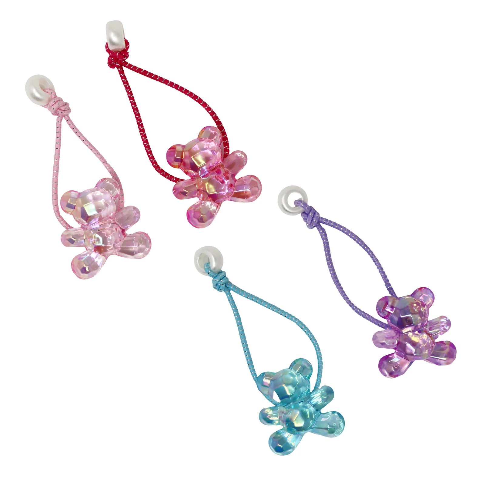 TEDDY BEAR HAIR ELASTICS