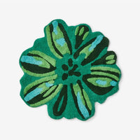 BONNIE AND NEIL MEADOW BATH MAT: GREEN