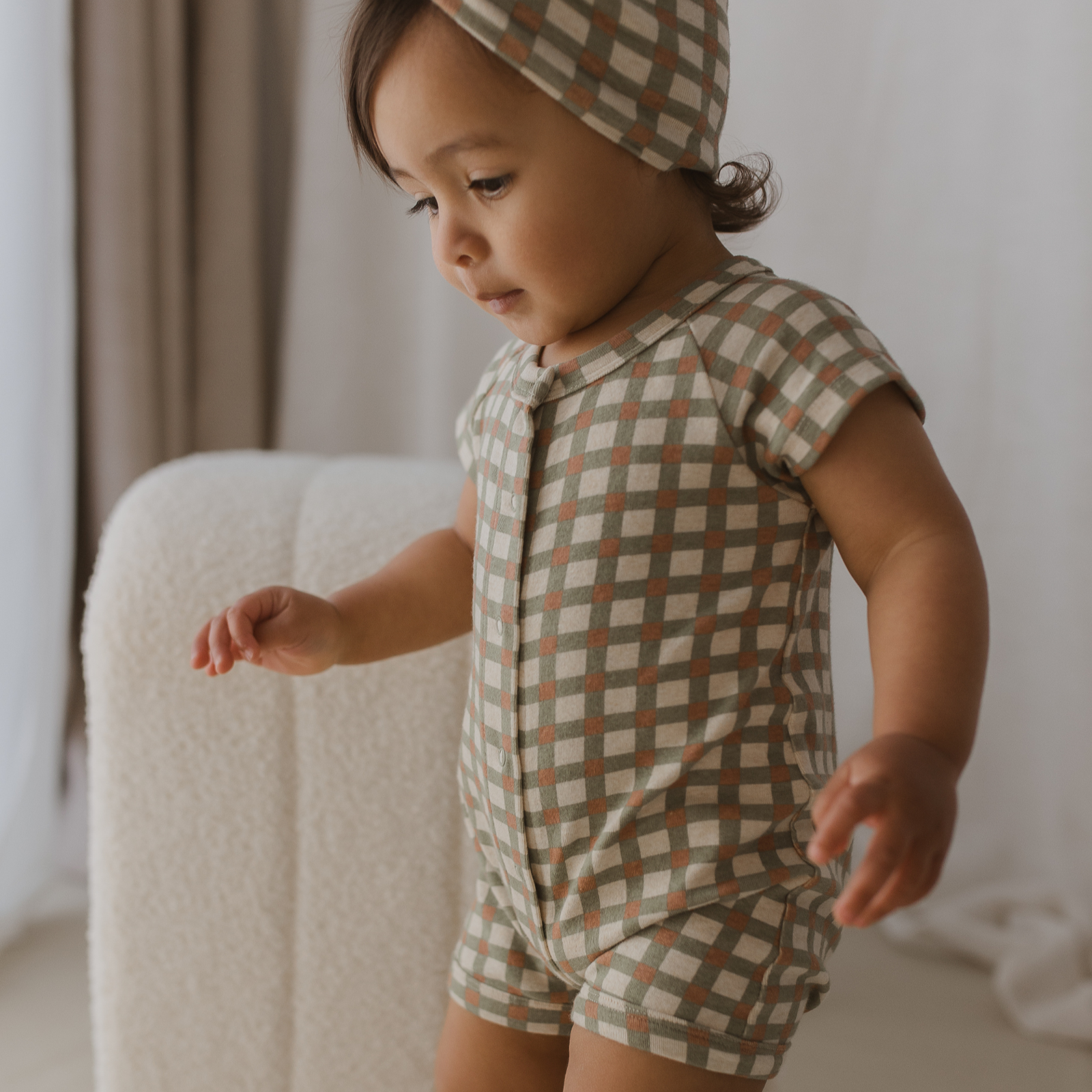 SUSUKOSHI SNAP ROMPER: JOLLY