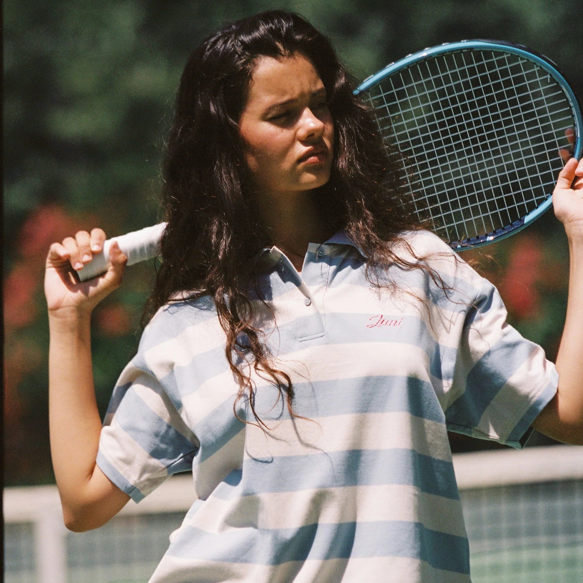 JUNI ZEPHY RUGBY TEE: STRIPE