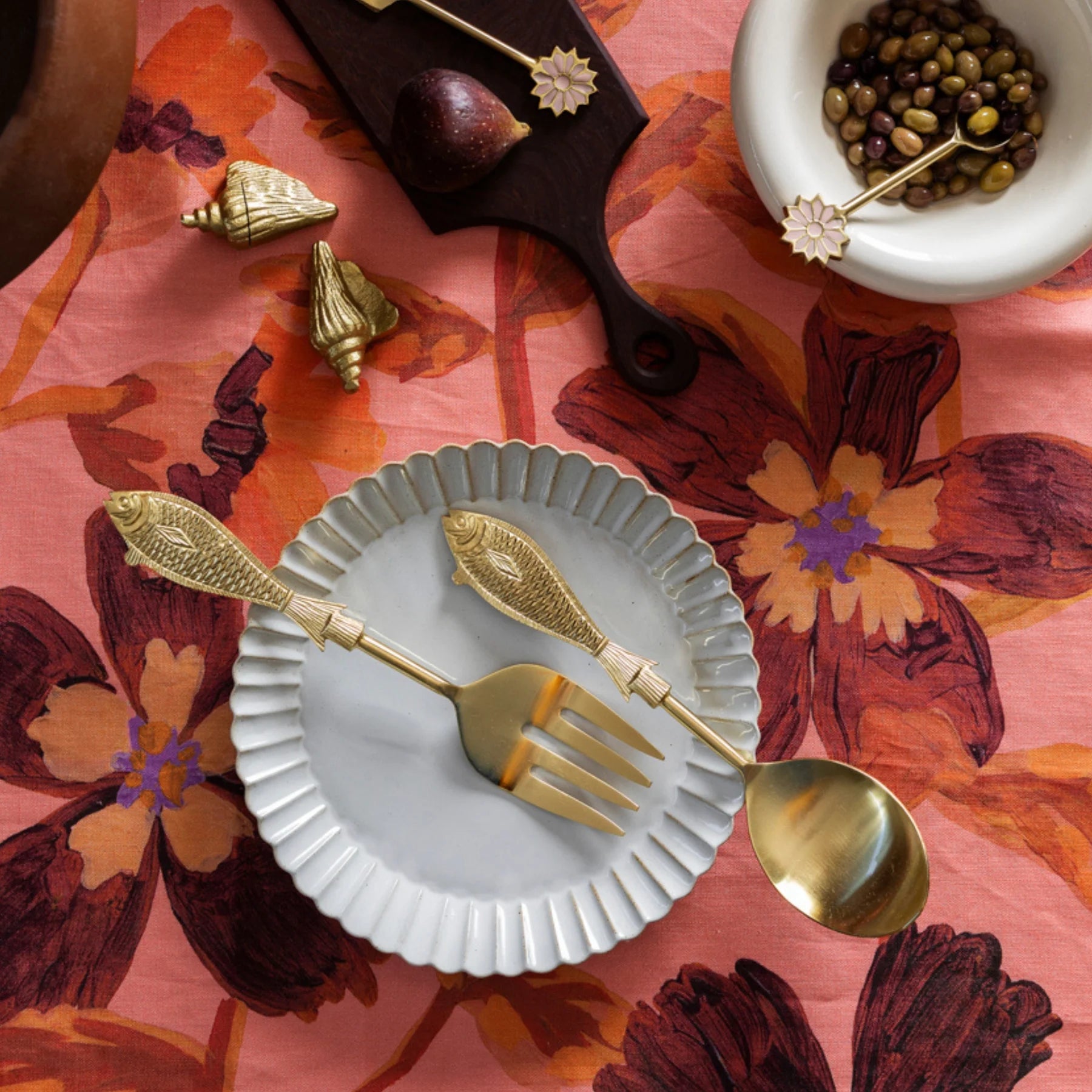 BONNIE AND NEIL FISH SALAD SERVERS