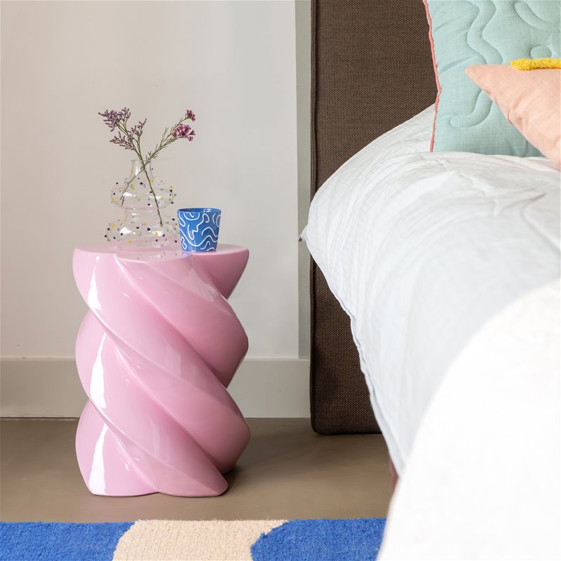 KLEVERING MARSHMALLOW PILLAR: CANDY PINK