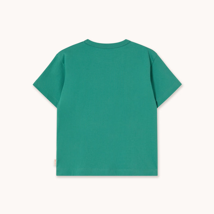 TINY COTTONS PONDLANE GRAPHIC TEE: DARK EMERALD