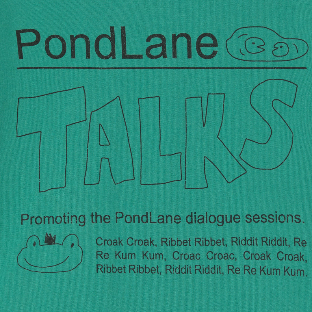TINY COTTONS PONDLANE GRAPHIC TEE: DARK EMERALD