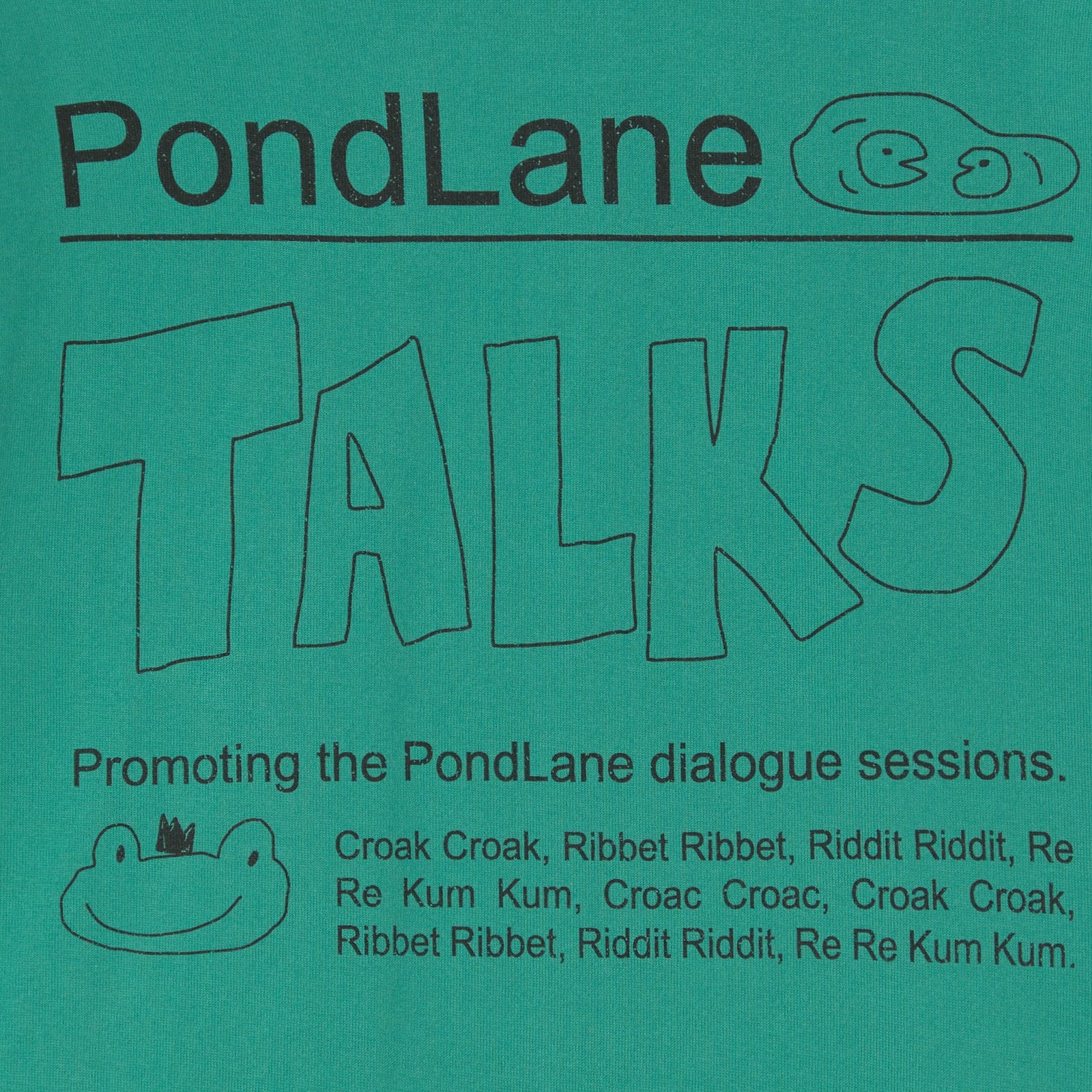 TINY COTTONS PONDLANE GRAPHIC TEE: DARK EMERALD