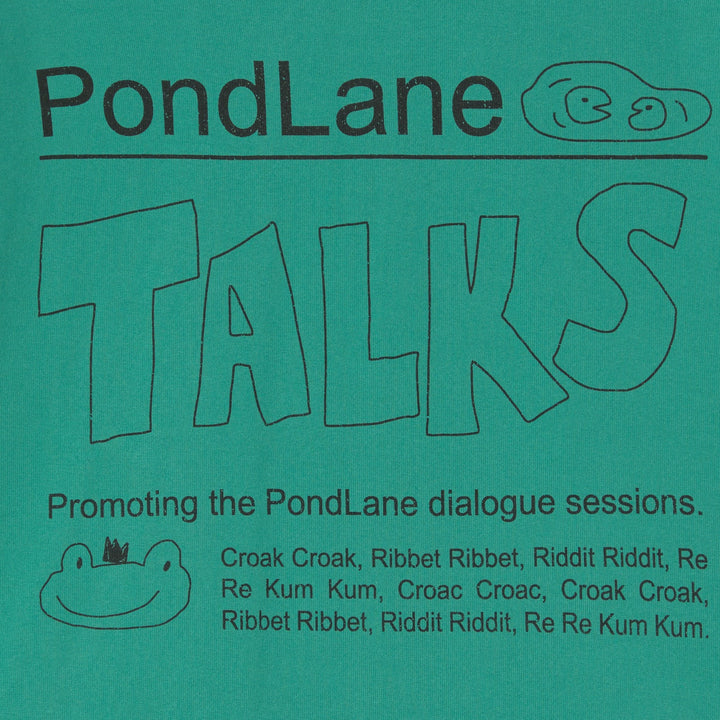 TINY COTTONS PONDLANE GRAPHIC TEE: DARK EMERALD