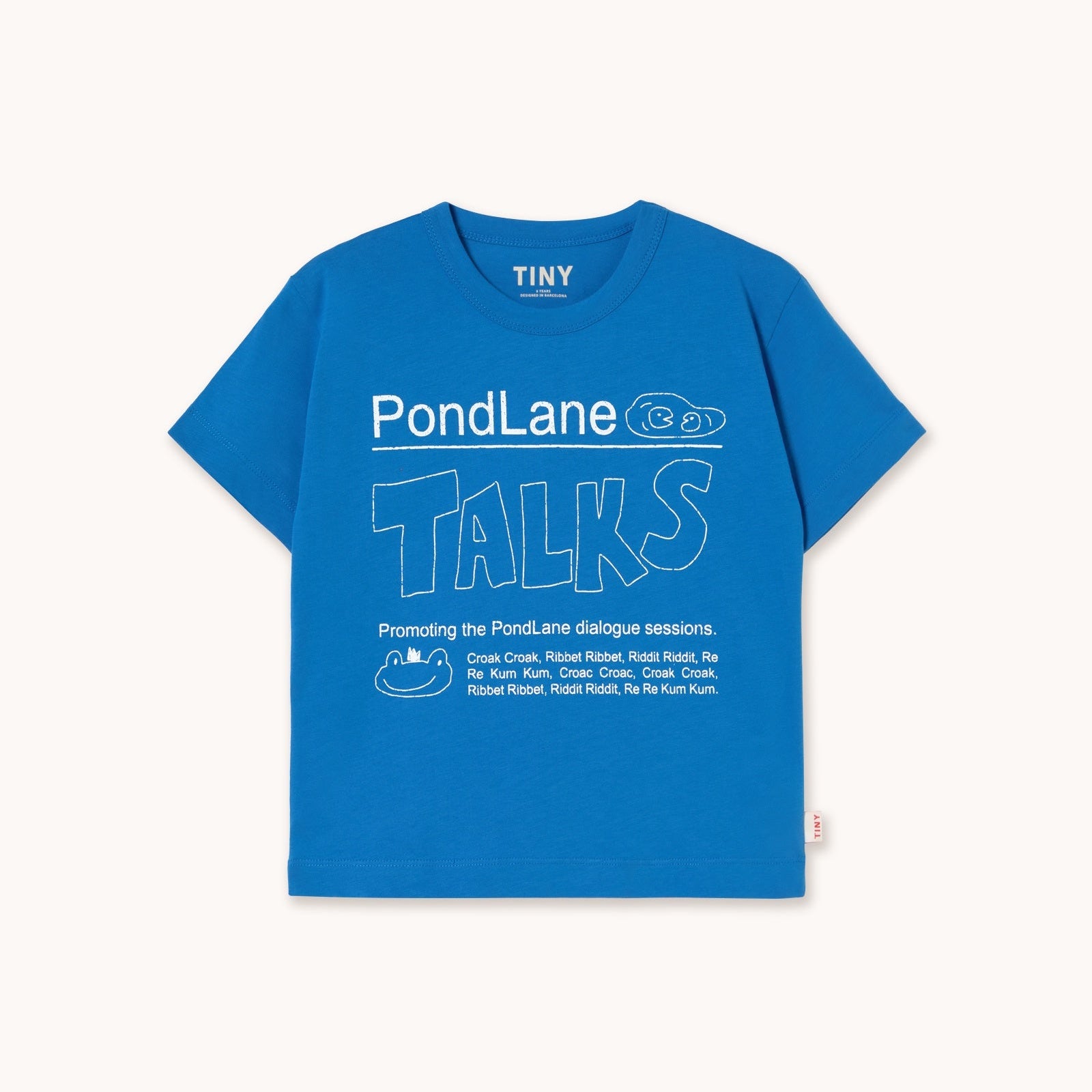 TINY COTTONS PONDLANE GRAPHIC TEE: BLUE