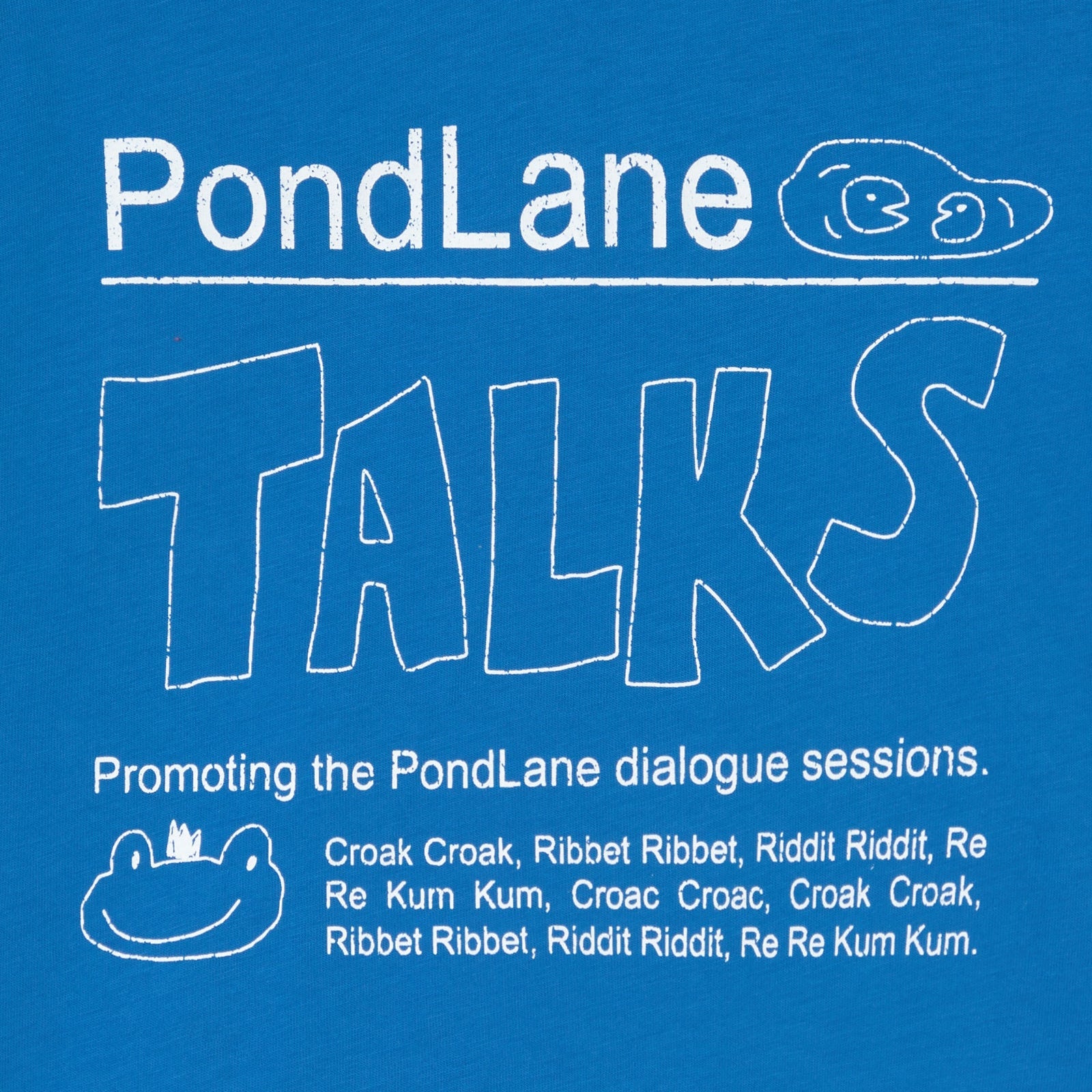 TINY COTTONS PONDLANE GRAPHIC TEE: BLUE