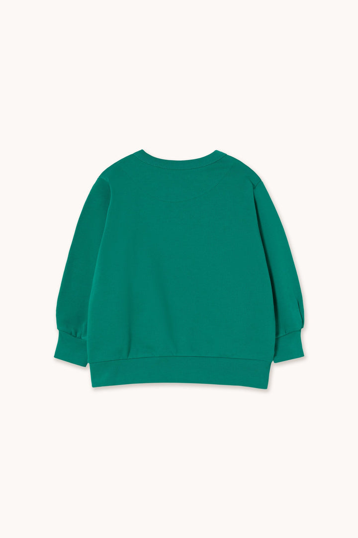 Tiny Cottons Frog &amp; Frog Graphic Sweatshirt: Dark Emerald