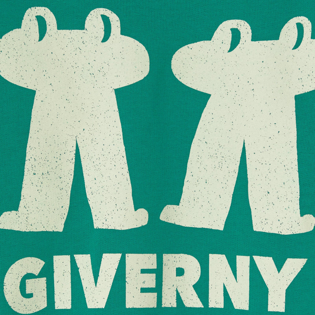 TINY COTTONS FROG &amp; FROG GRAPHIC SWEATSHIRT: DARK EMERALD