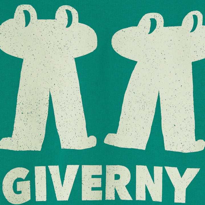 TINY COTTONS FROG &amp; FROG GRAPHIC SWEATSHIRT: DARK EMERALD