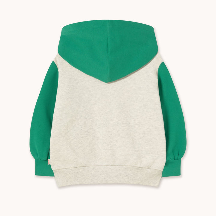 TINY COTTONS FOREVER TINY GRAPHIC HOODIE: CREAM HEATHER