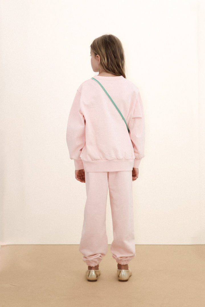 Tiny Cottons Flower Pattern Graphic Sweatpants: Wild Rose - image 5
