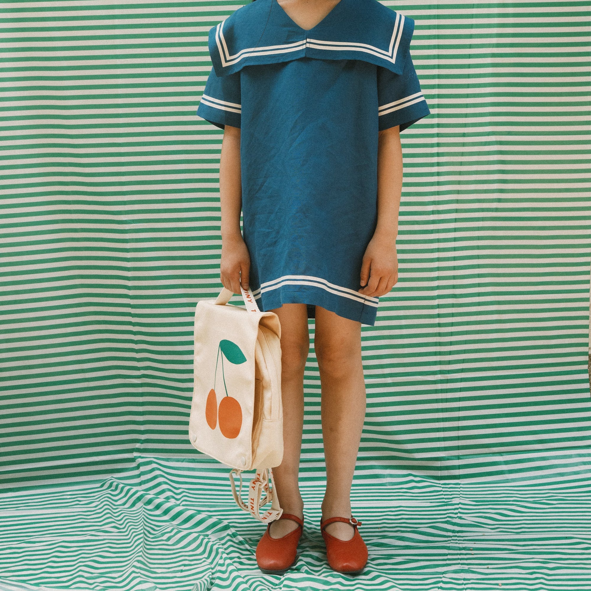 TINY COTTONS CHERRIE TODDLER BACKPACK: DUSTY YELLOW