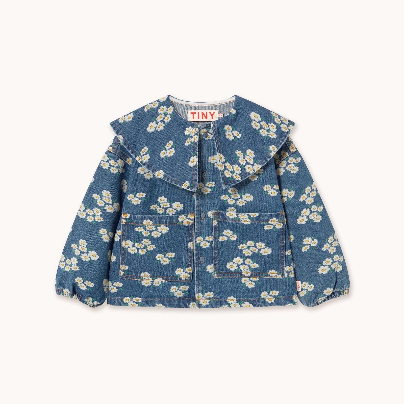 TINY COTTONS BLOSSOMS DENIM JACKET
