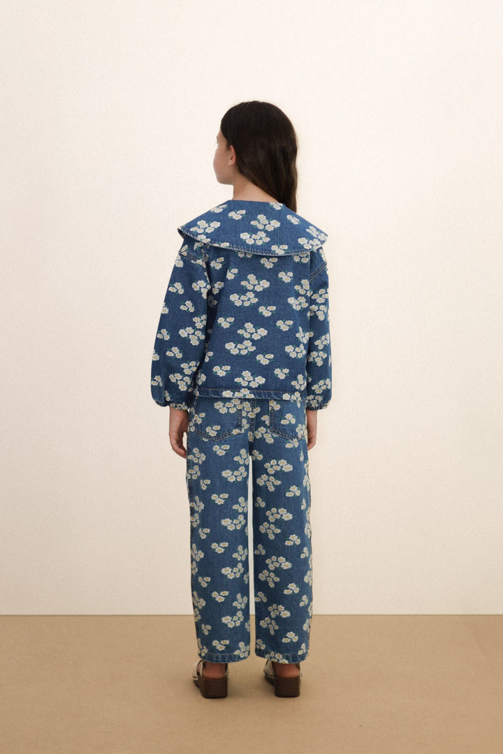 Tiny Cottons Blossoms Denim Jacket