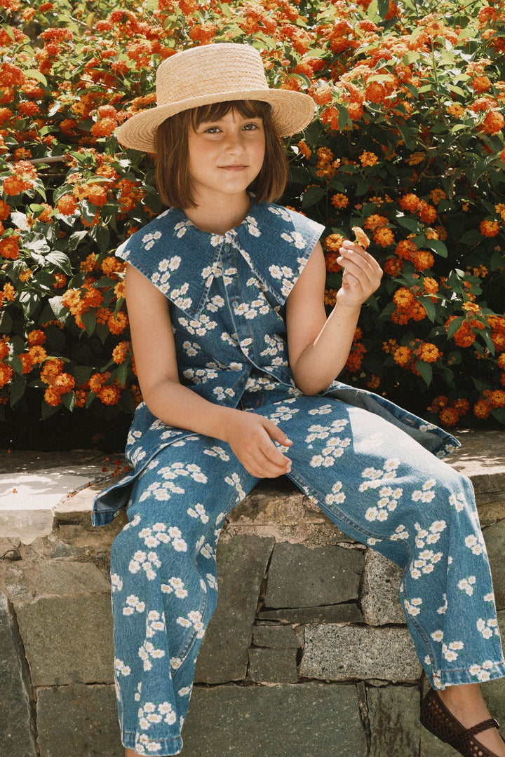 Tiny Cottons Blossoms Denim Dress