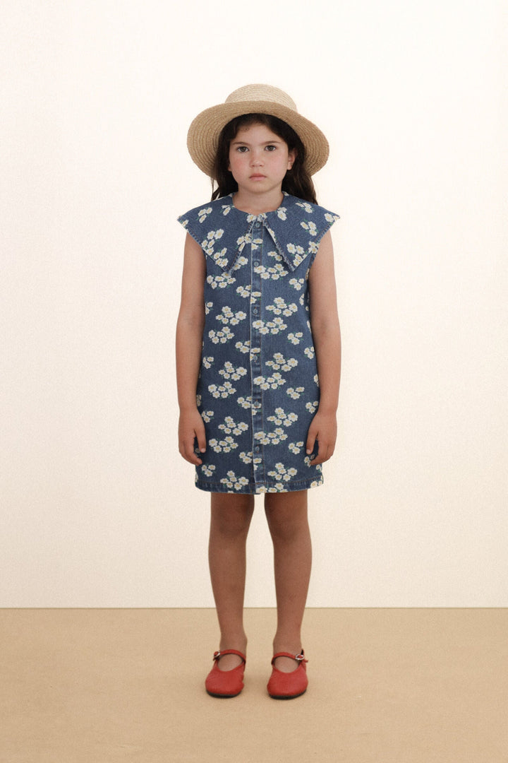 Tiny Cottons Blossoms Denim Dress