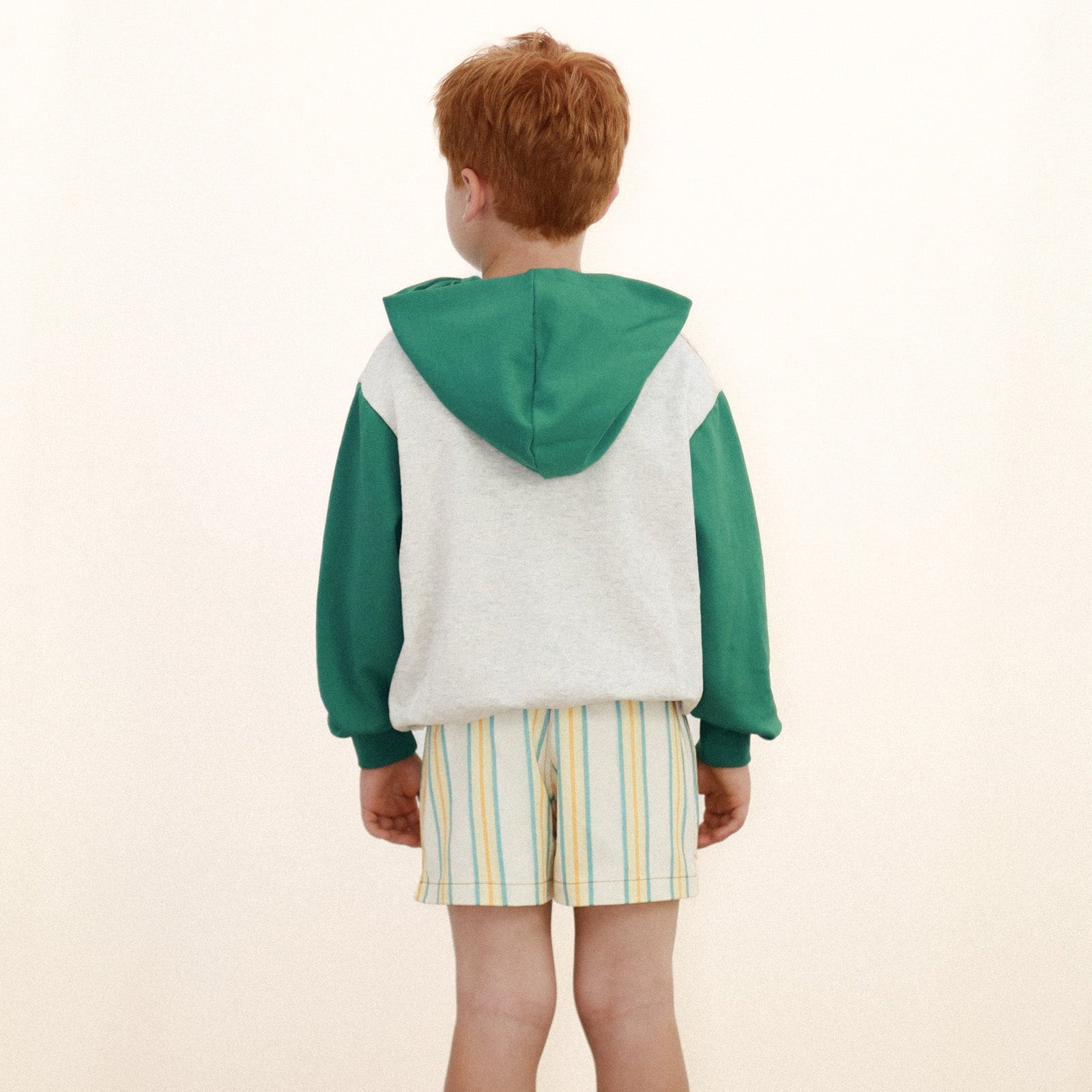 TINY COTTONS FOREVER TINY GRAPHIC HOODIE: CREAM HEATHER