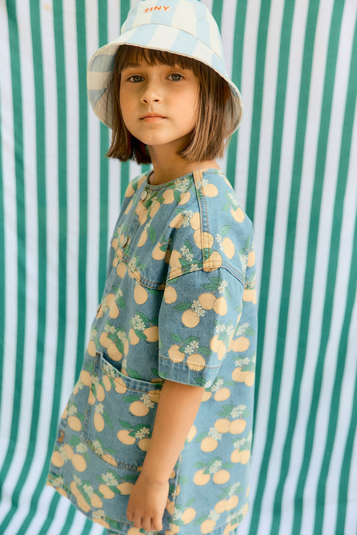 Tiny Cottons Oranges Denim Dress