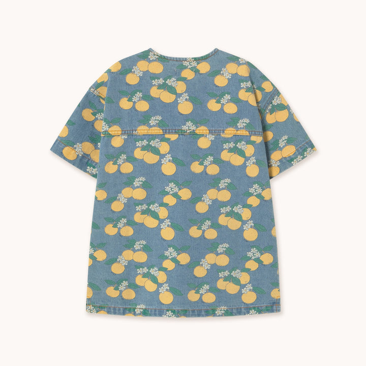 TINY COTTONS ORANGES DENIM DRESS