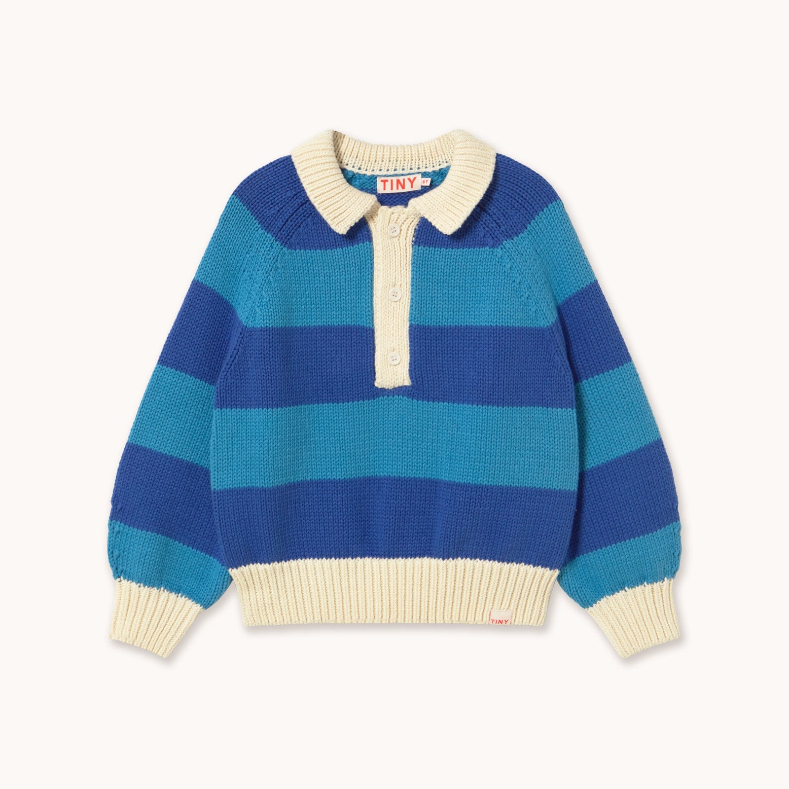 TINY COTTONS STRIPES SWEATER: ULTRAMARINE