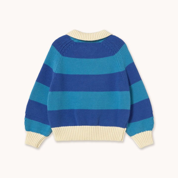 TINY COTTONS STRIPES SWEATER: ULTRAMARINE