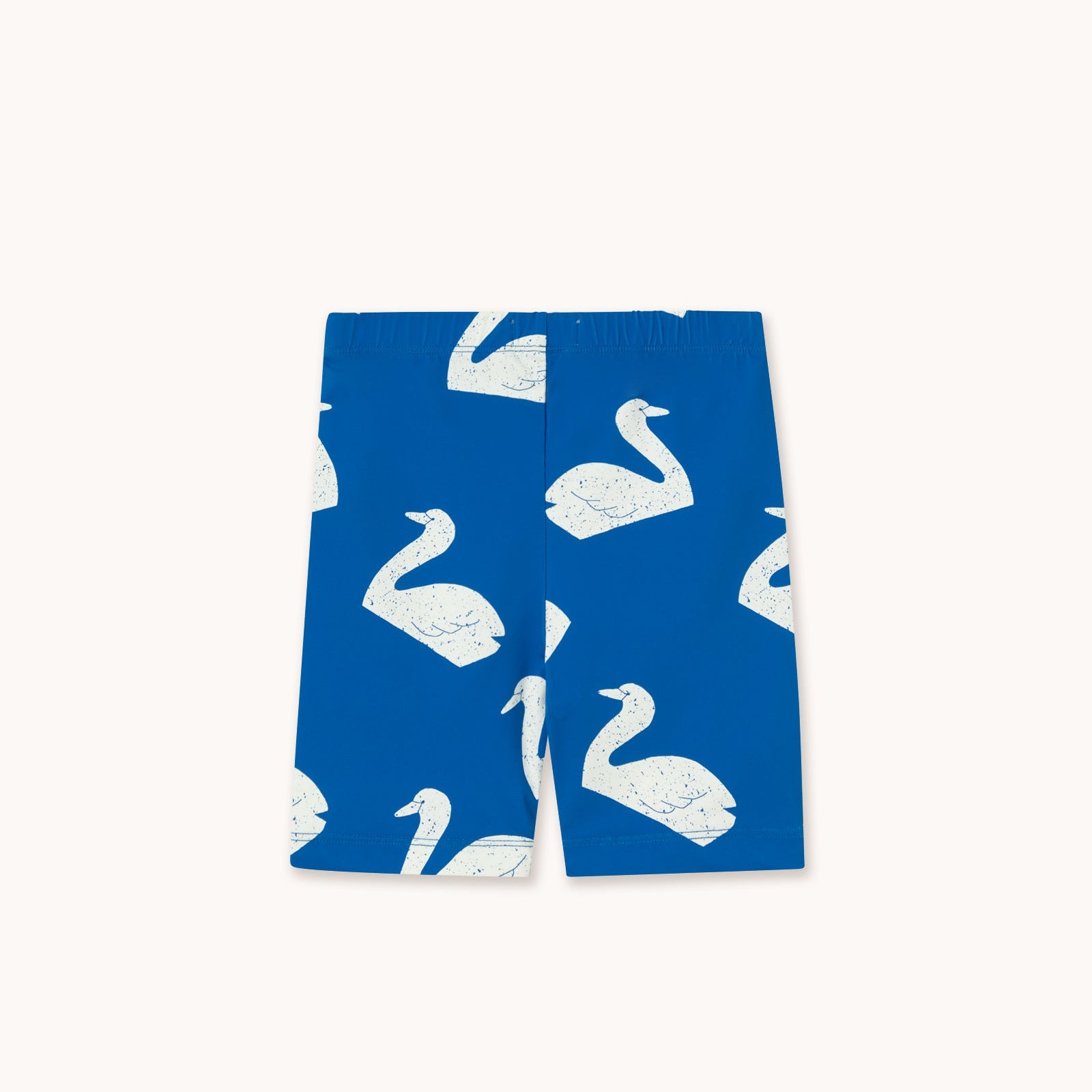 TINY COTTONS BIG SWANS BIKER LEGGINGS: BLUE