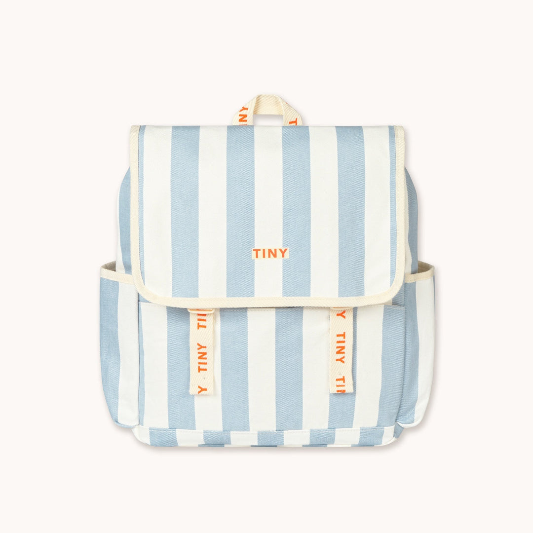 TINY COTTONS BLUE STRIPES BACKPACK