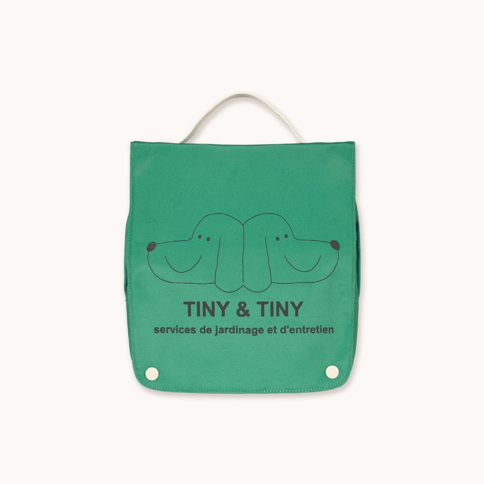 TINY COTTONS TINY & TINY TODDLER BACKPACK: EMERALD