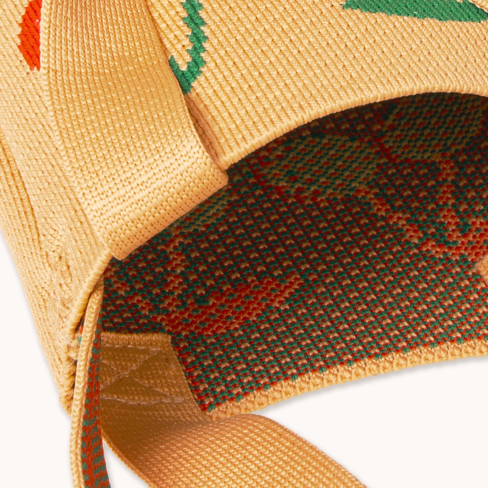 TINY COTTONS CHERRIES MINI BAG: DUSTY YELLOW